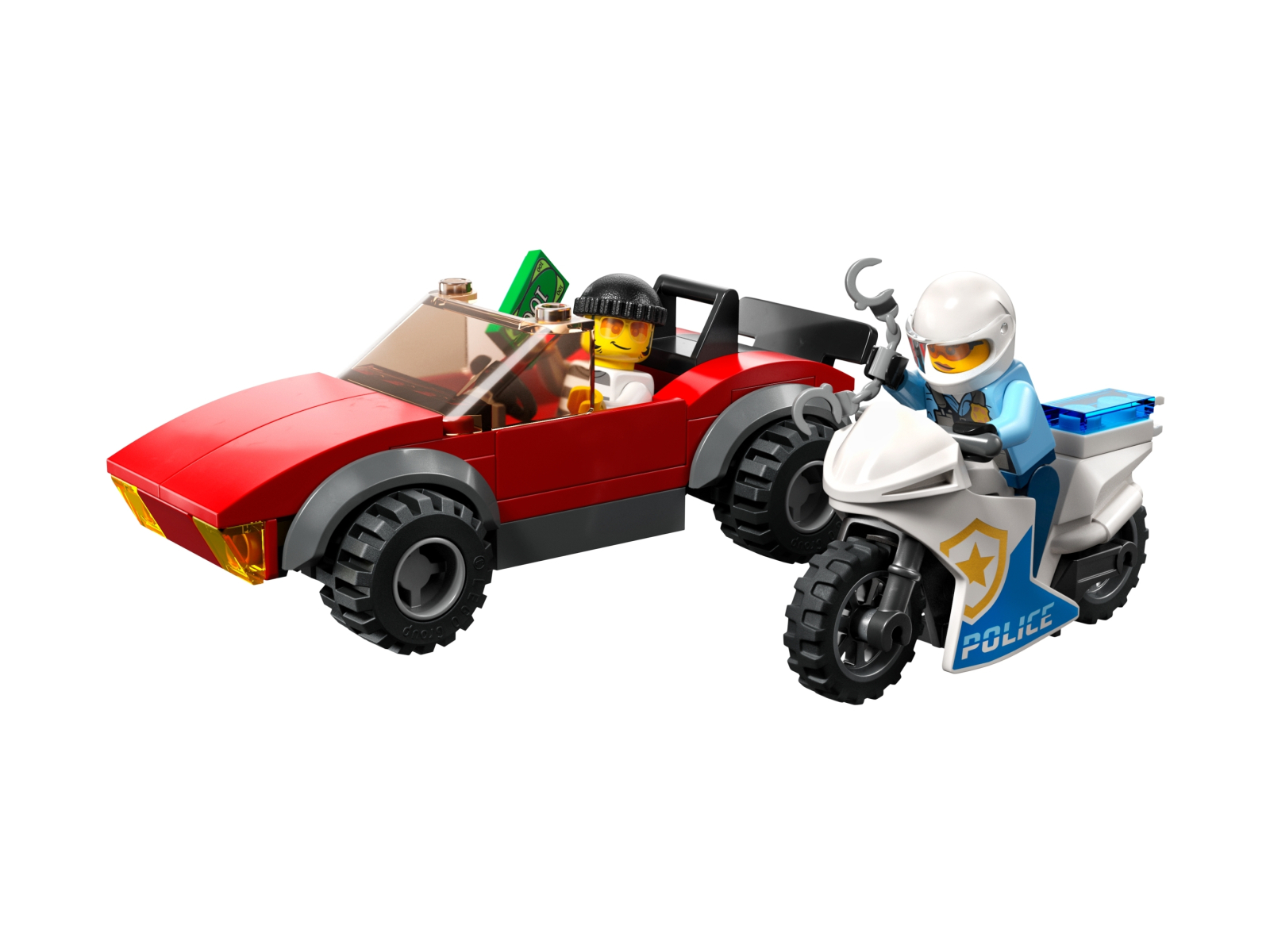 LEGO 60392 Motocykl policyjny - pościg za samochodem