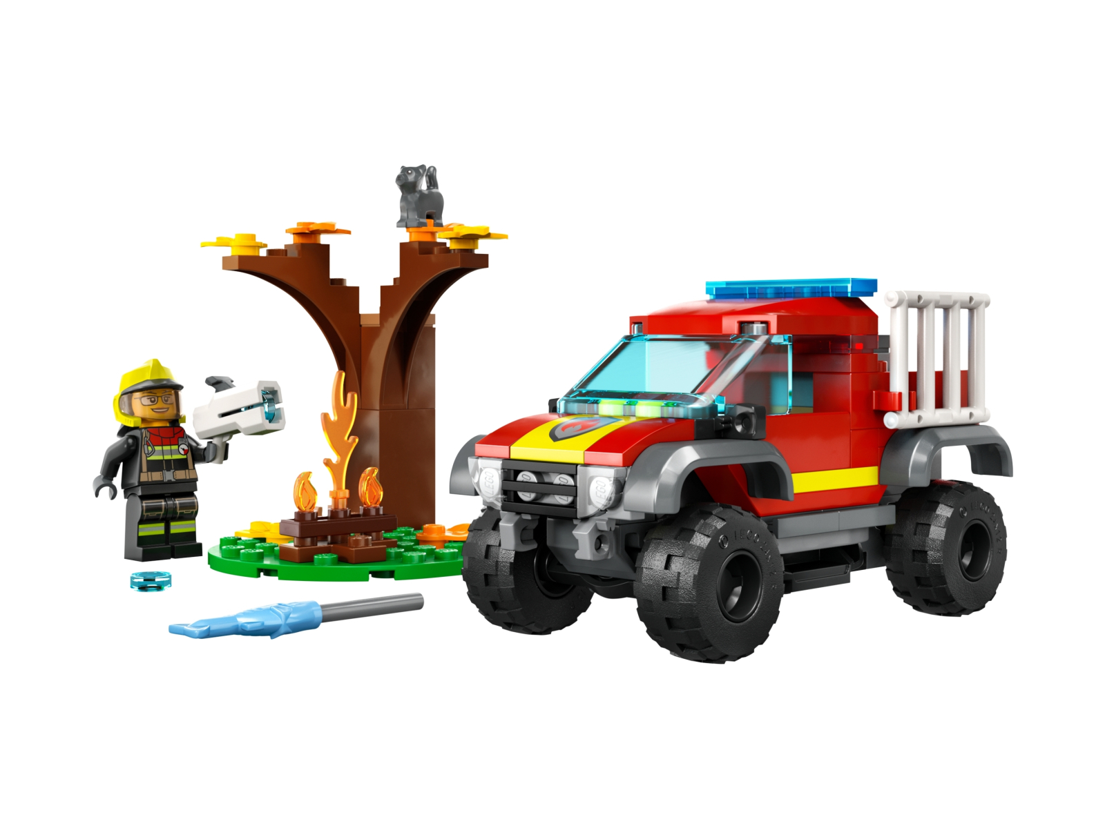 LEGO 60393 Wóz strażacki 4x4 - misja ratunkowa