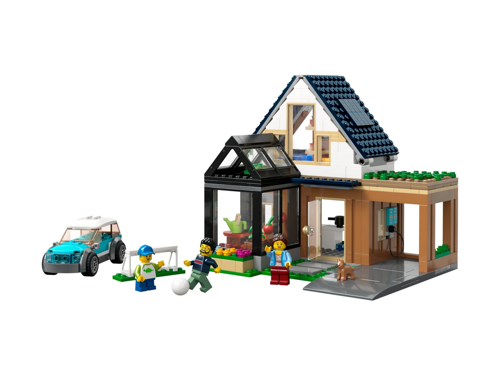 LEGO 60398 Domek rodzinny i samochód elektryczny