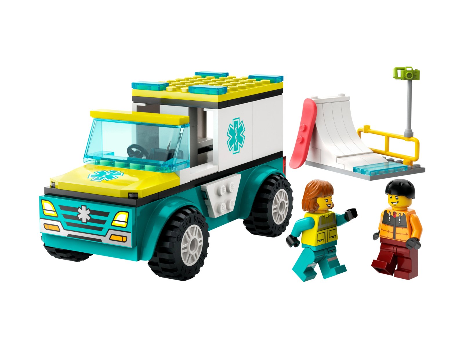 LEGO 60403 City Karetka i snowboardzista