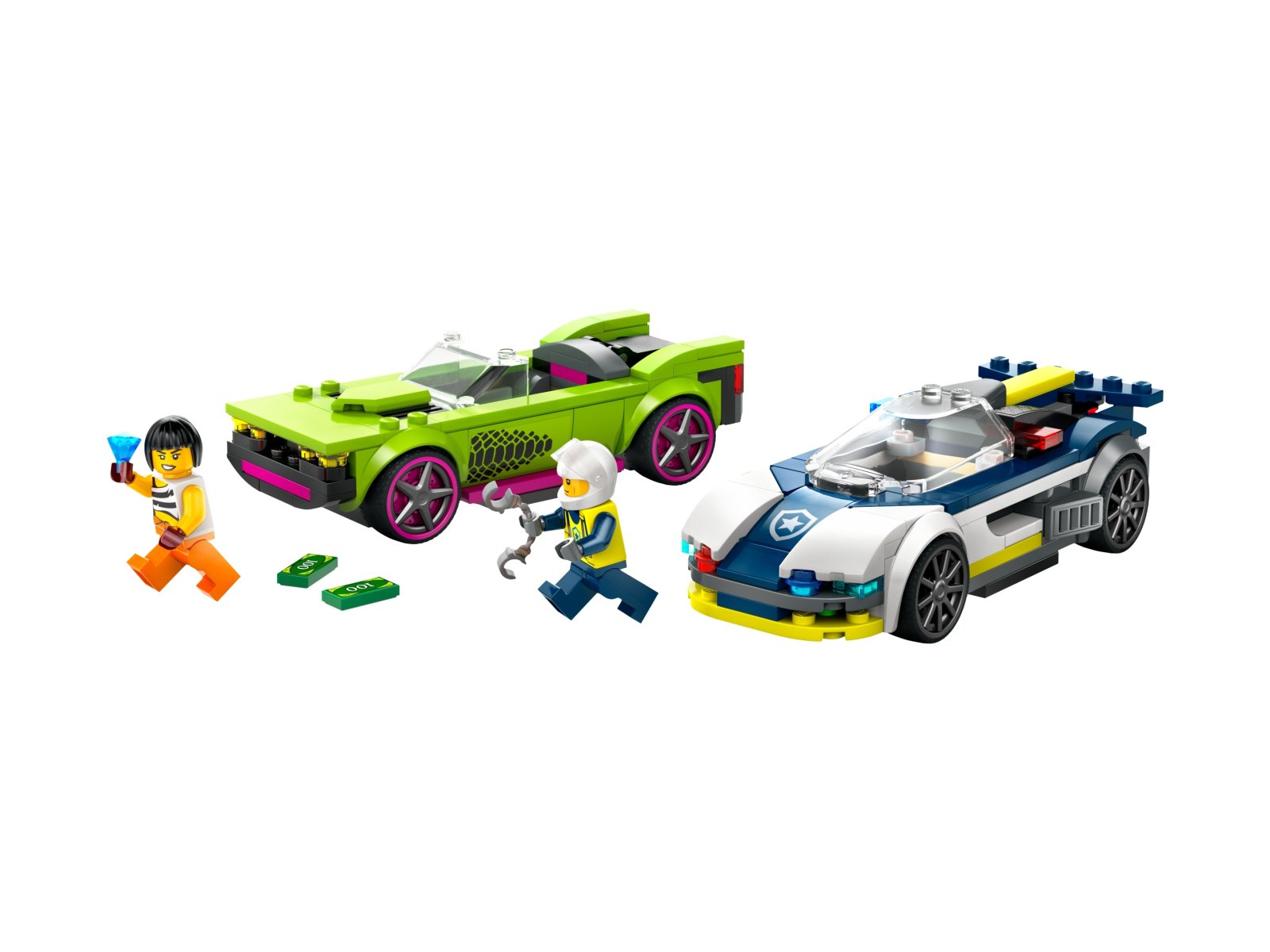 LEGO 60415 City Pościg radiowozu za muscle carem