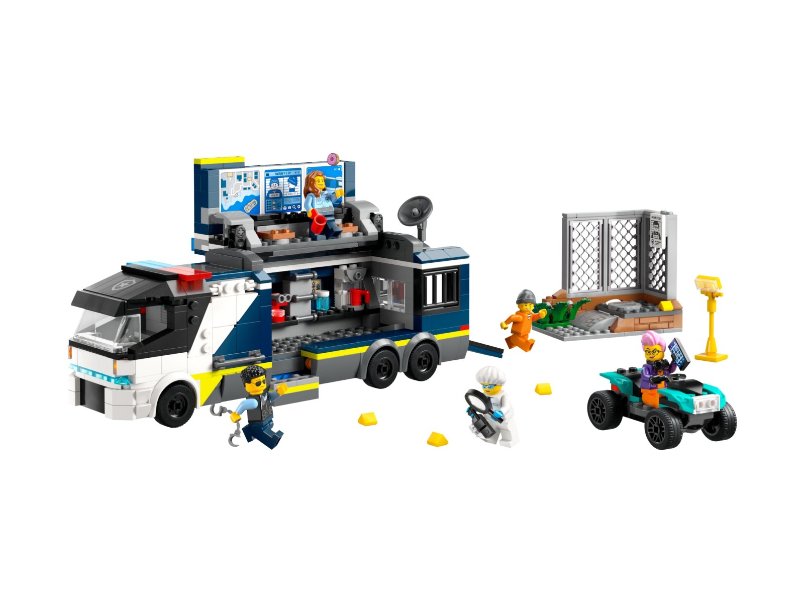 LEGO 60418 City Policyjna ciężarówka z laboratorium kryminalnym