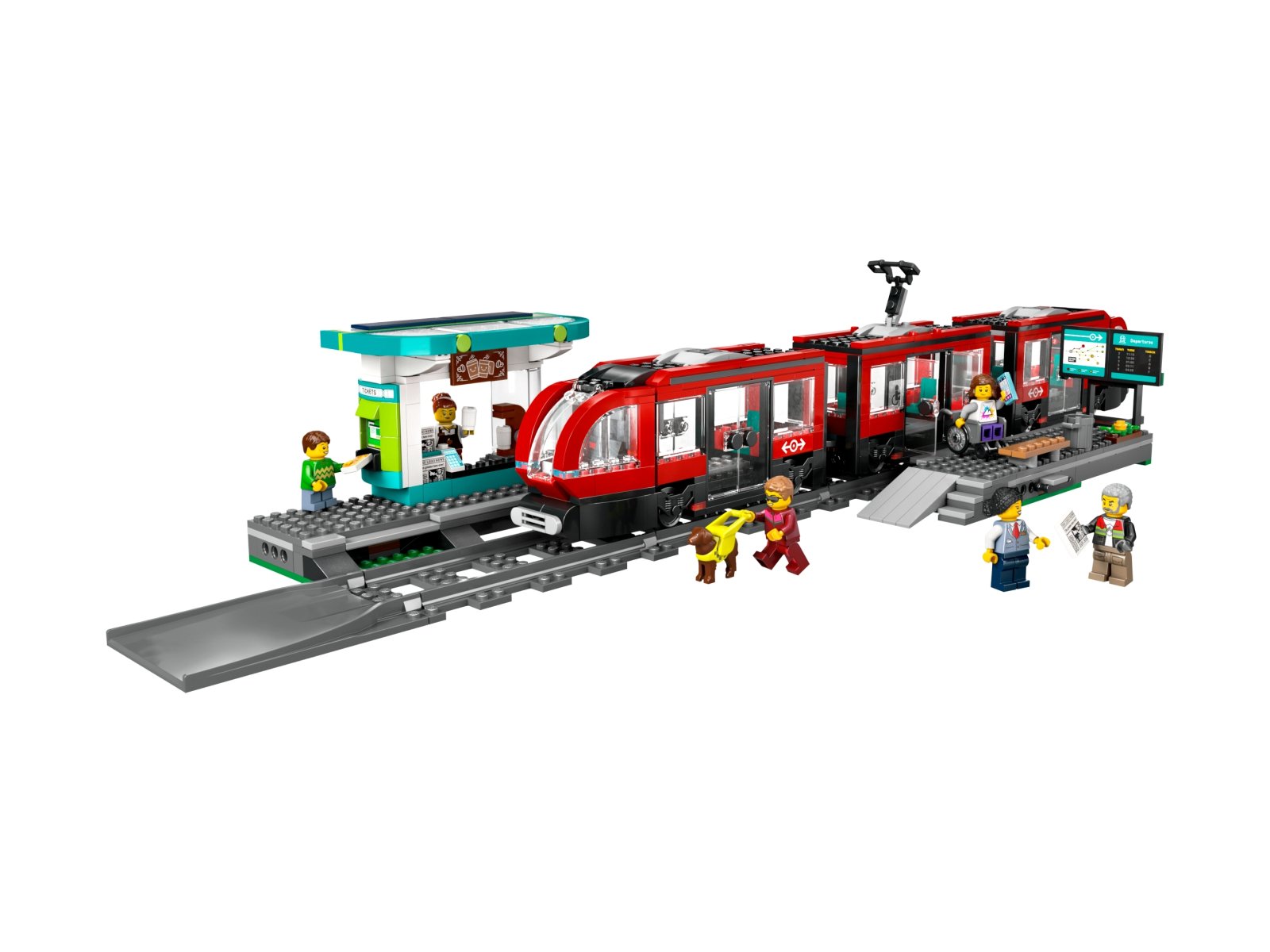 LEGO 60423 City Tramwaj miejski ze stacją