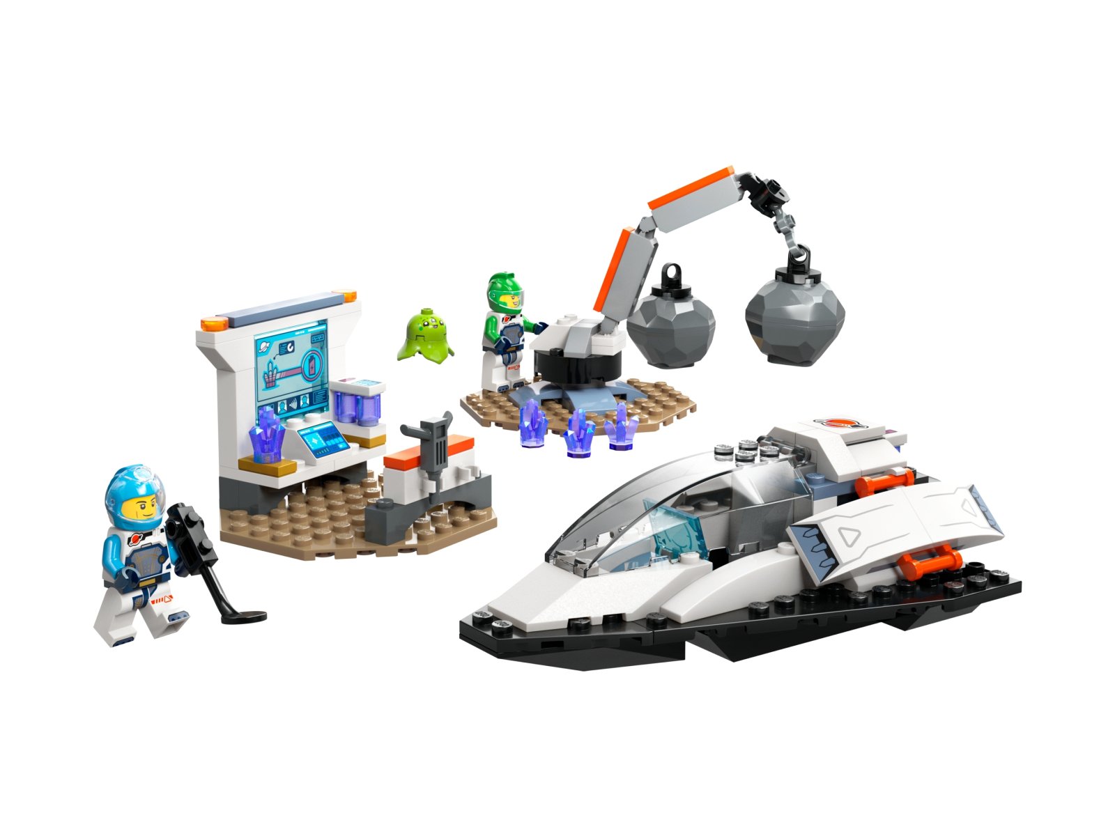 LEGO 60429 City Statek kosmiczny i odkrywanie asteroidy