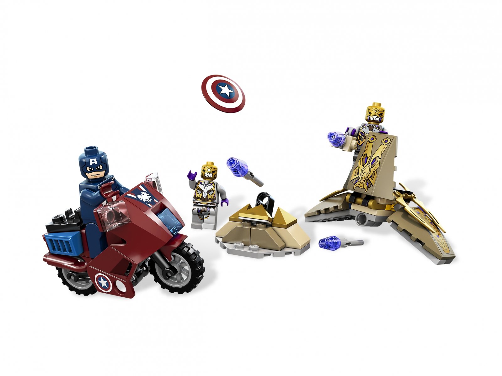LEGO 6865 Kapitan Ameryka i motor mściciela