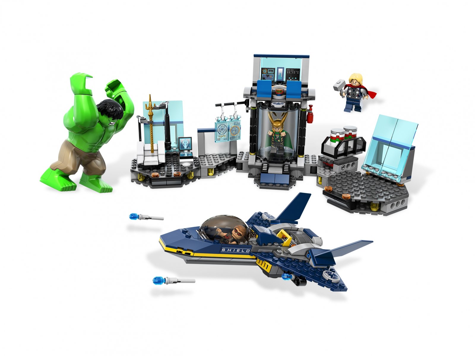 LEGO 6868 Hulk i ucieczka z Helicarriera