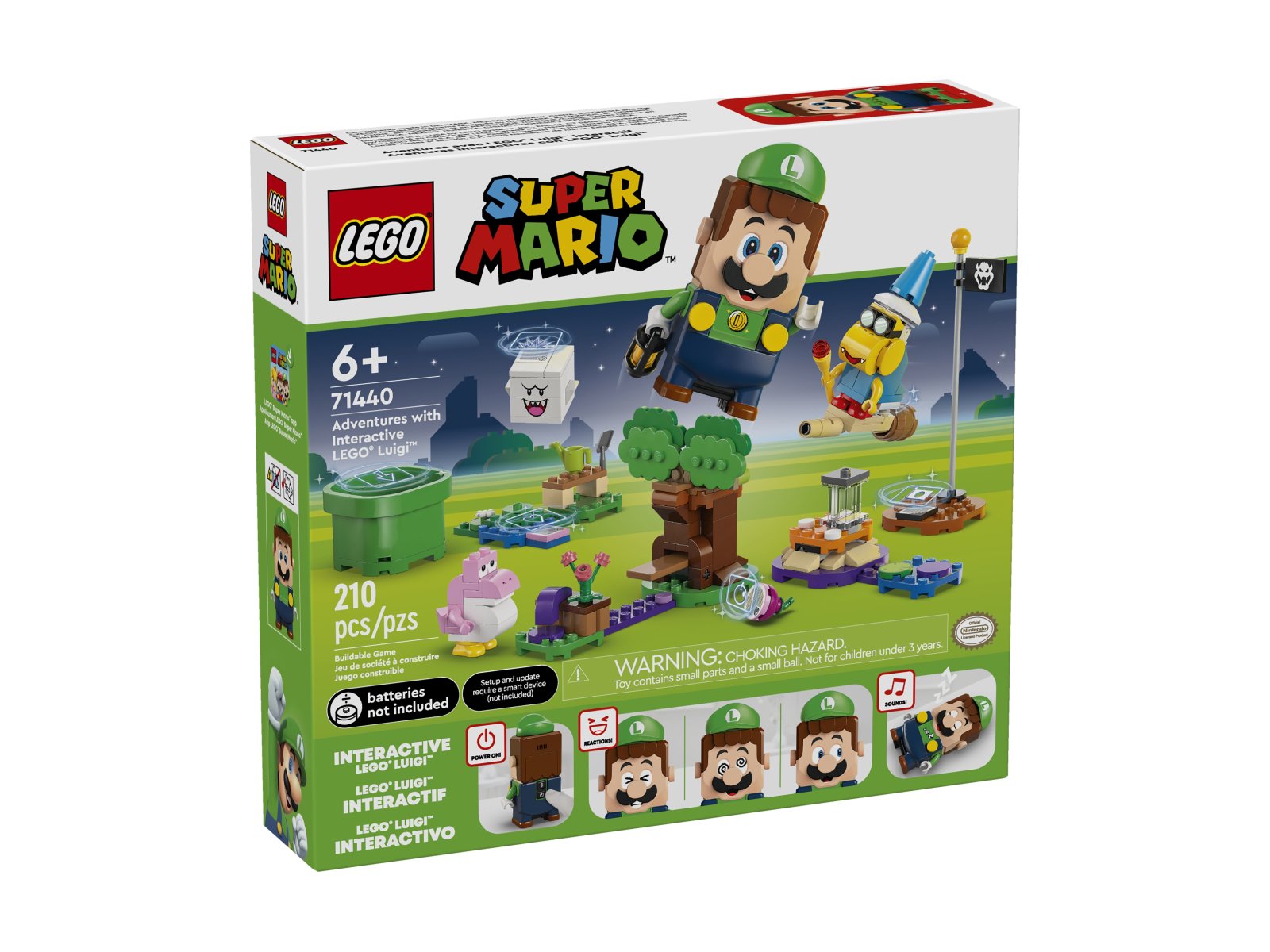 LEGO 71440 Super Mario Przygody z interaktywną figurką LEGO® Luigi™