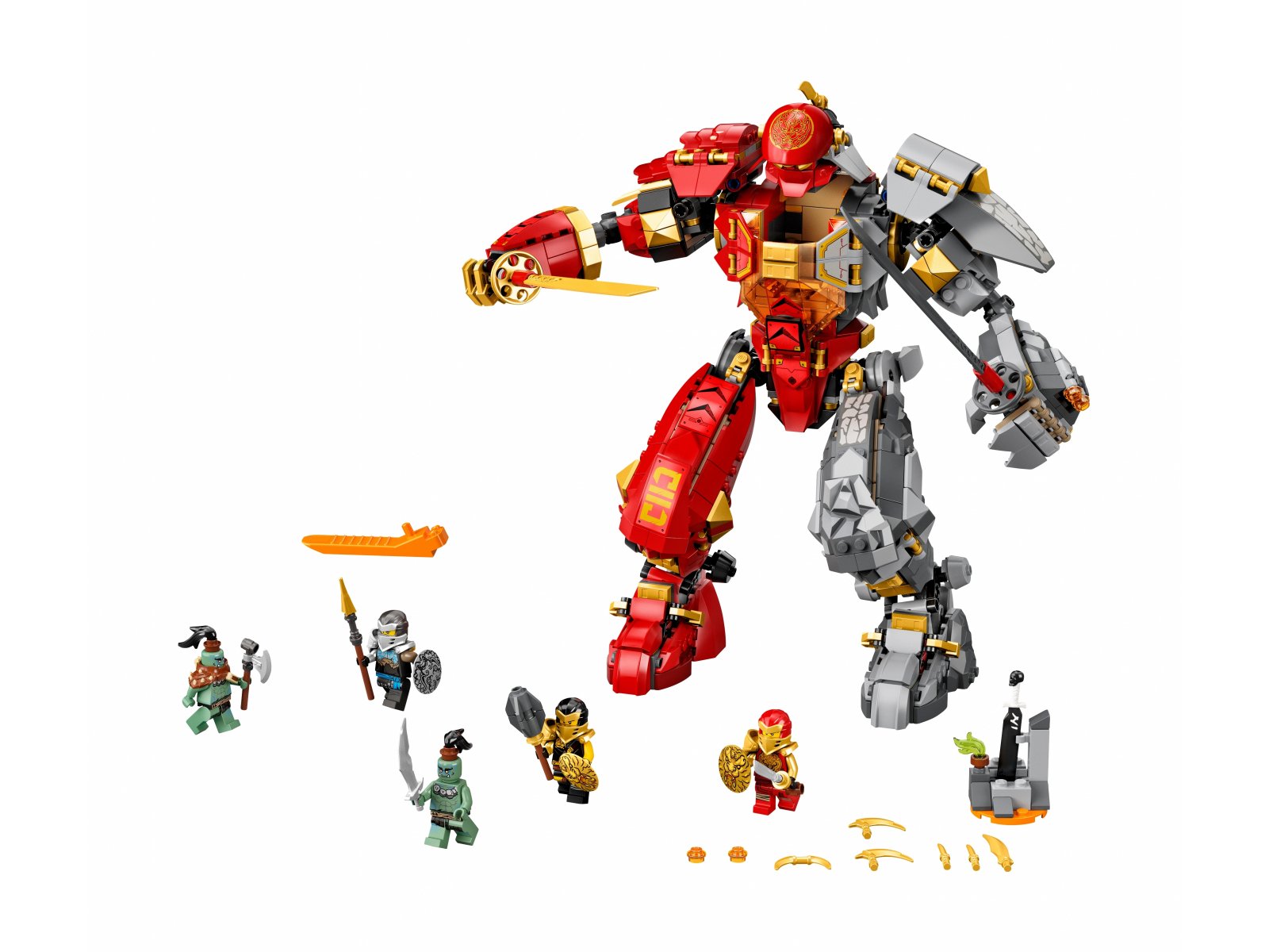 LEGO 71720 Mech z ognia i kamienia