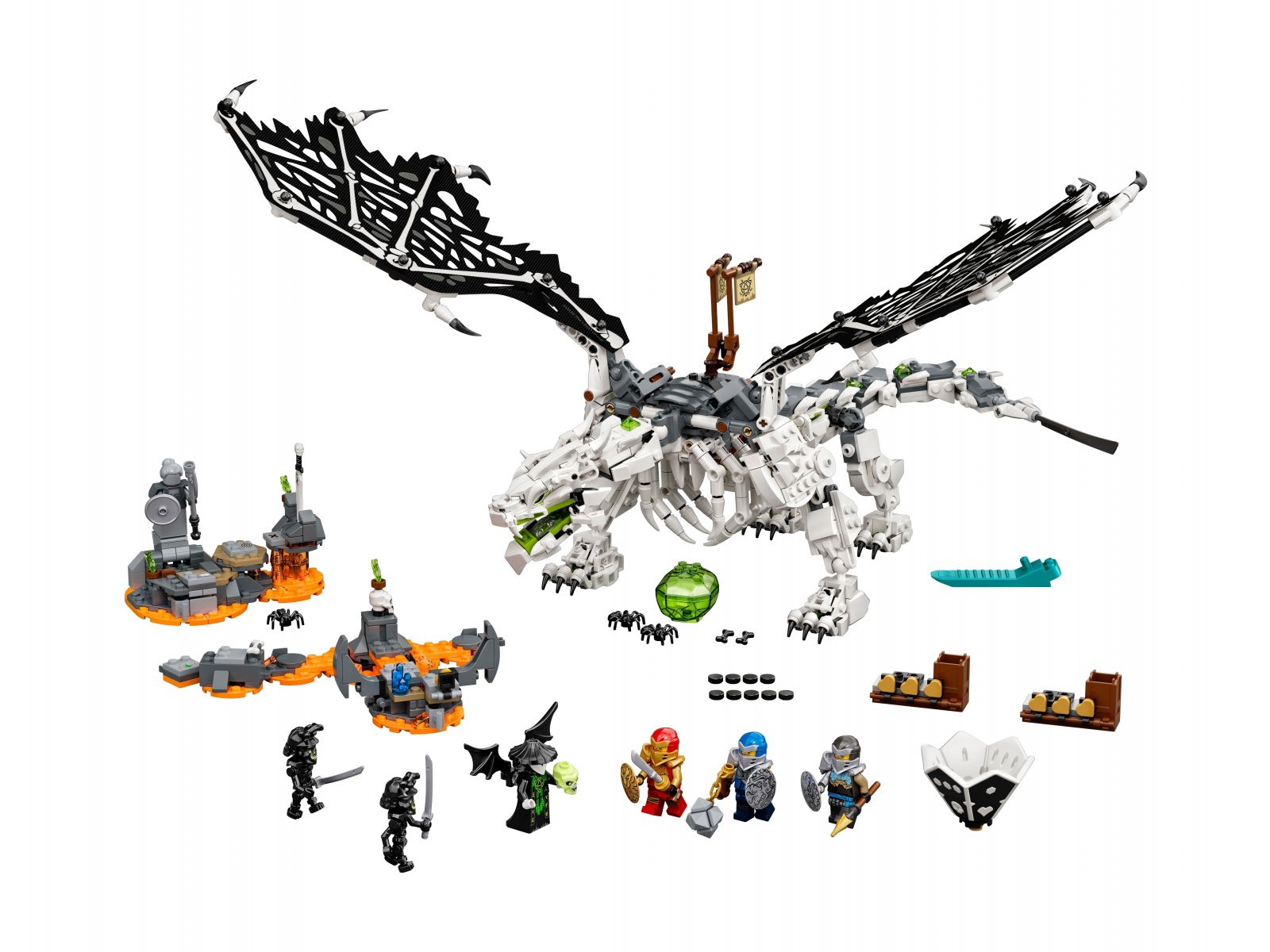 LEGO 71721 Smok Szkieletowego Czarownika