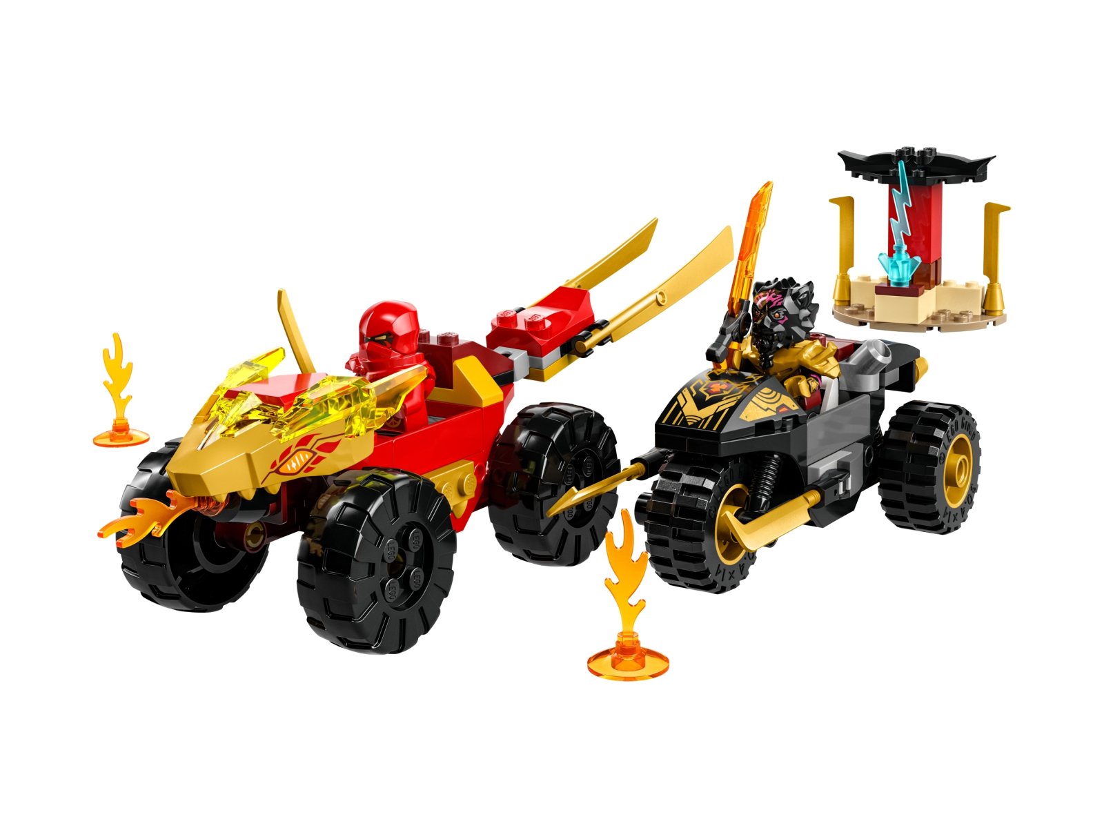 LEGO 71789 Bitwa samochodowo-motocyklowa między Kaiem a Rasem