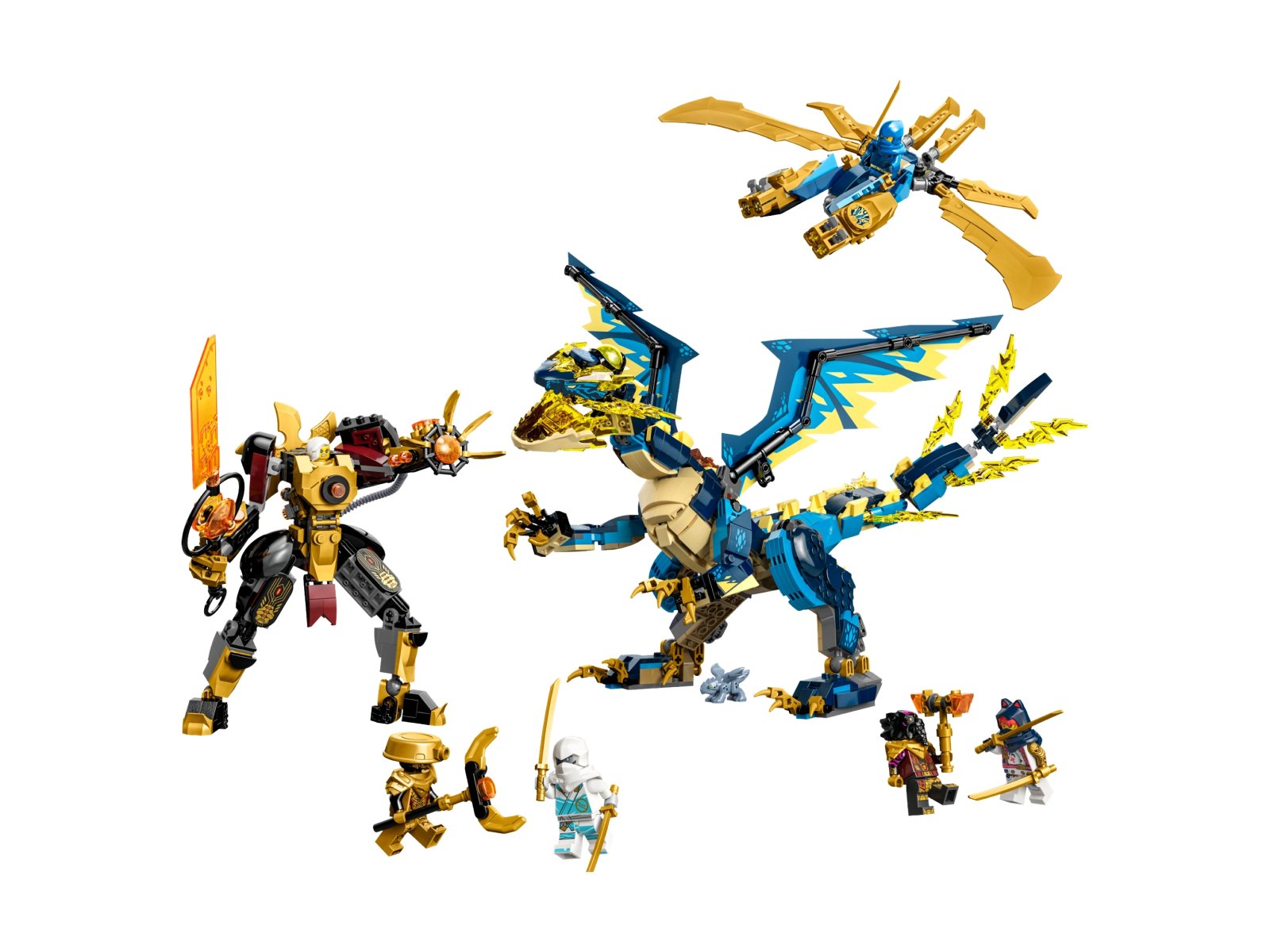 LEGO 71796 Smok żywiołu kontra mech cesarzowej
