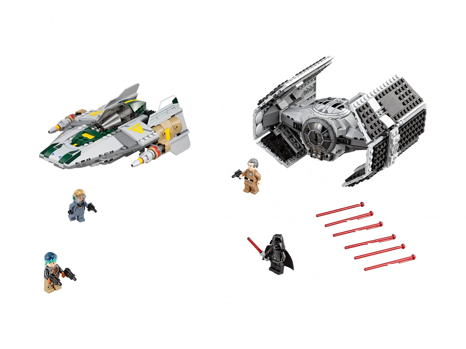 LEGO 75150 TIE Advanced kontra myśliwiec A-Wing