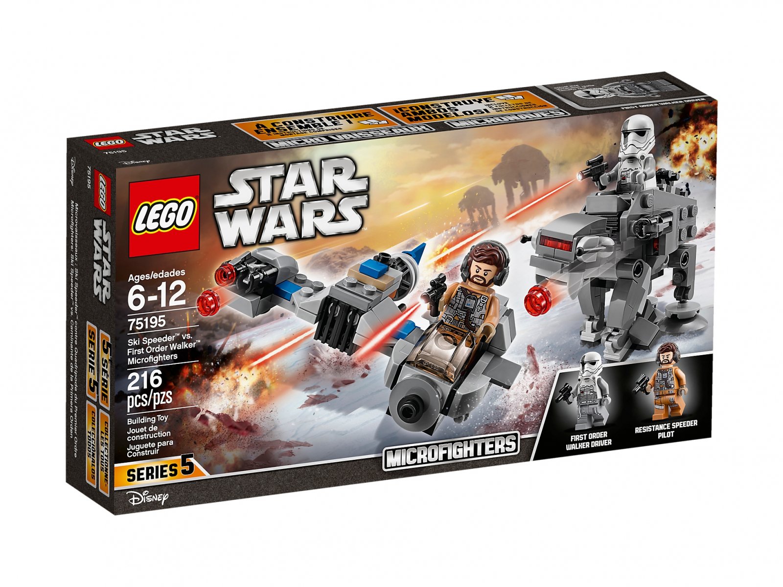 LEGO 75195 Ski Speeder kontra Maszyna krocząca Najwyższego Porządku