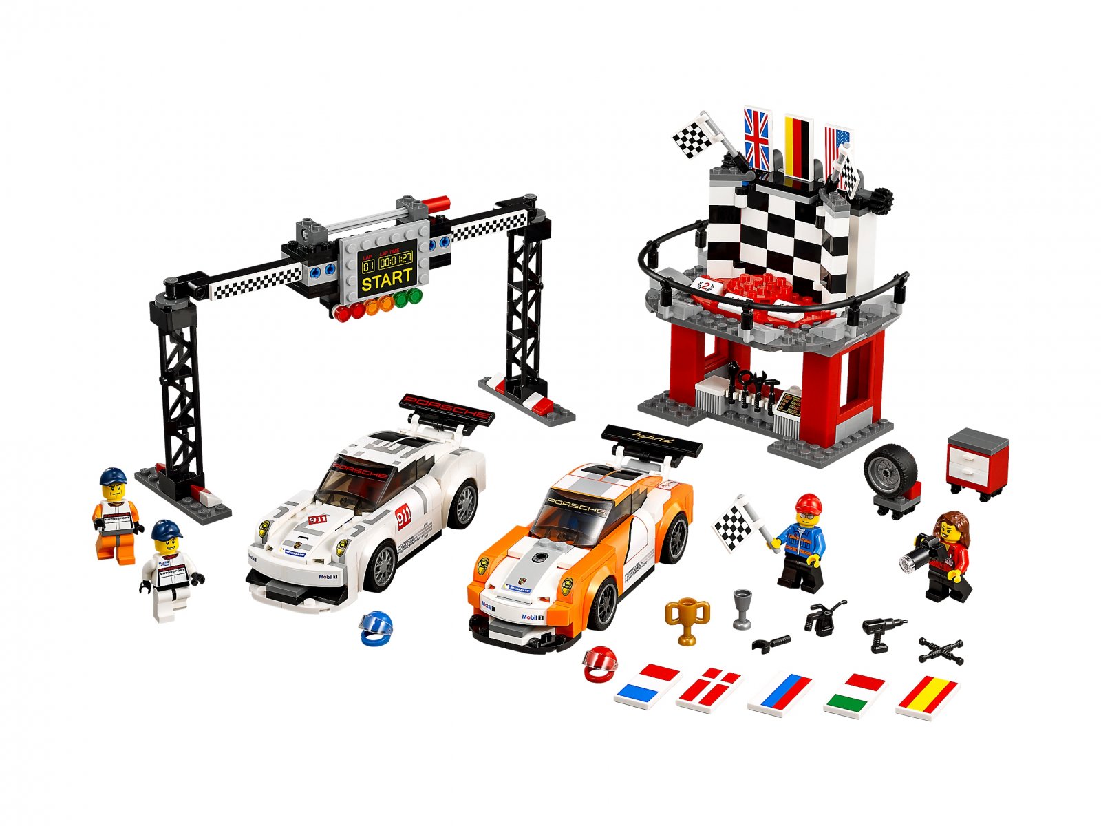LEGO 75912 Porsche 911 GT, linia mety