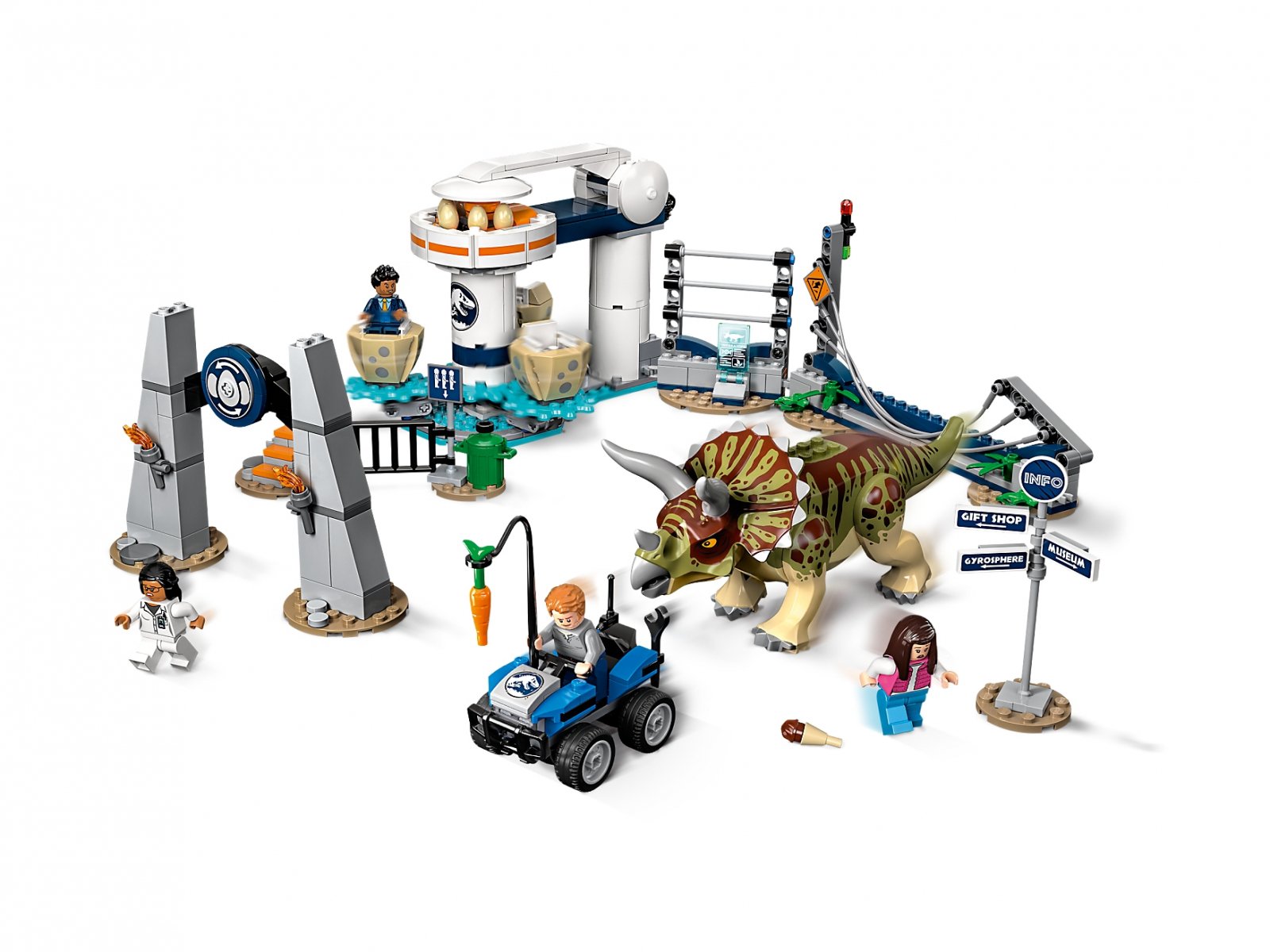 LEGO 75937 Atak triceratopsa