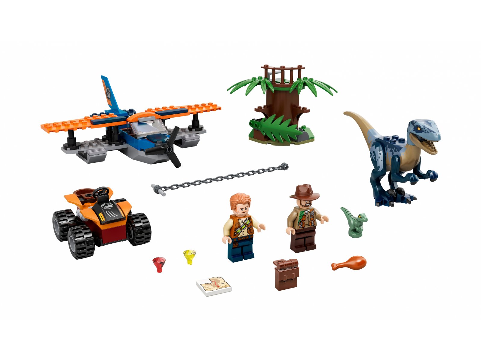 LEGO 75942 Welociraptor: na ratunek dwupłatowcem