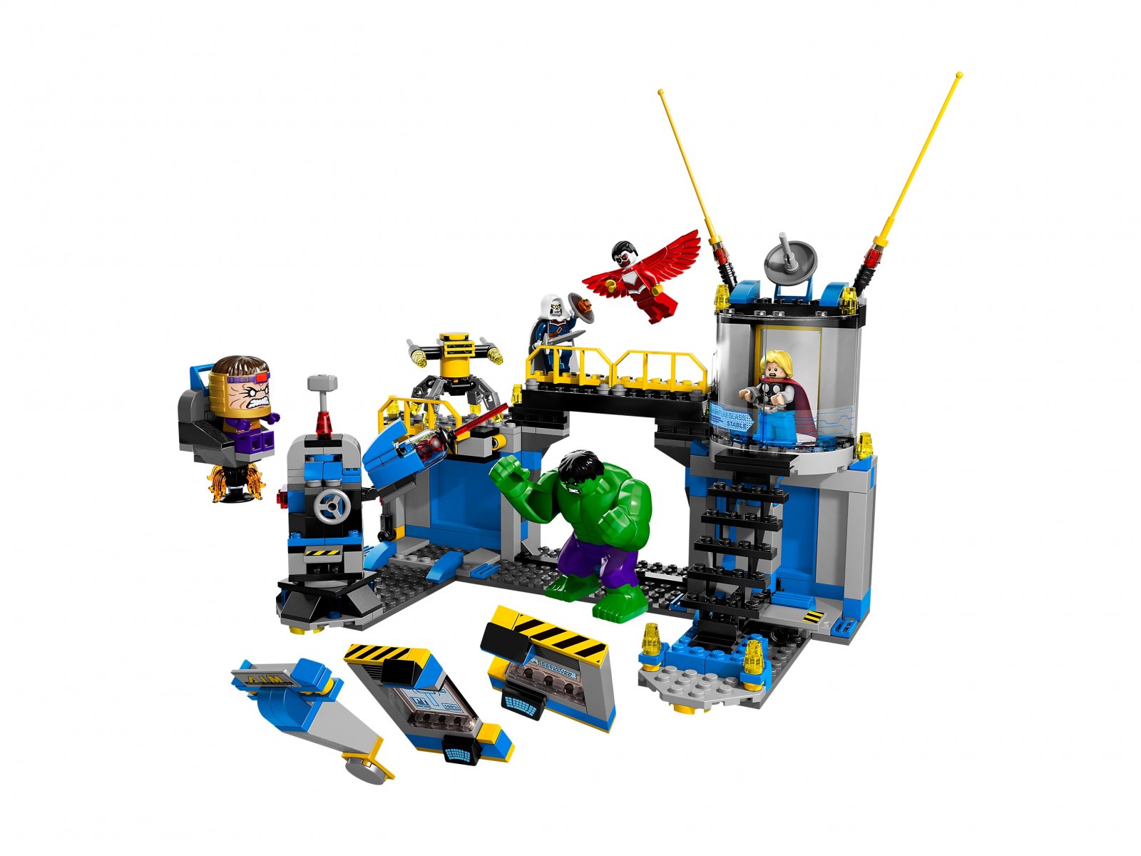LEGO 76018 Zniszczenie Laboratorium Hulka