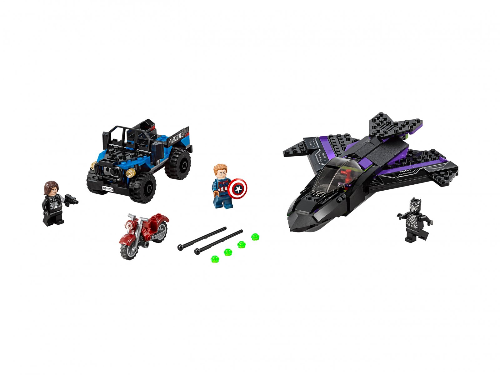 LEGO 76047 Pościg Czarnej Pantery