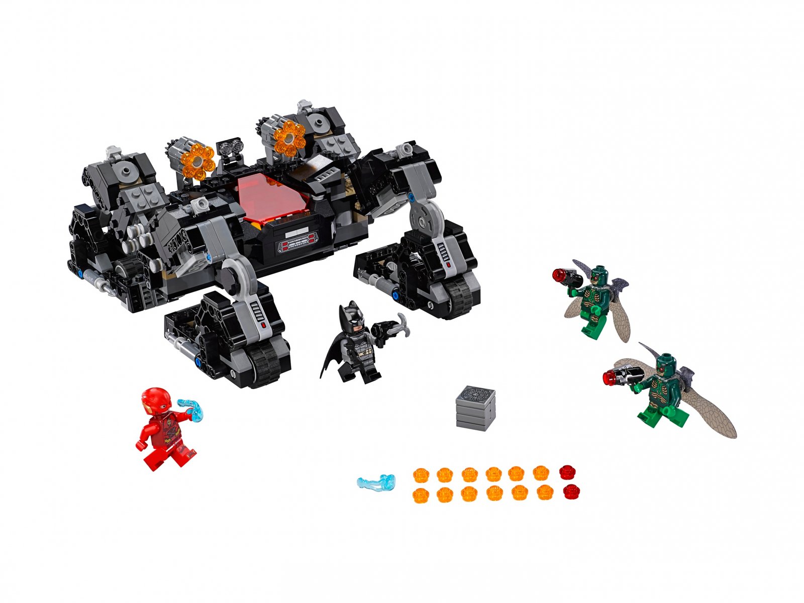 LEGO 76086 Atak Knightcrawlera w tunelu