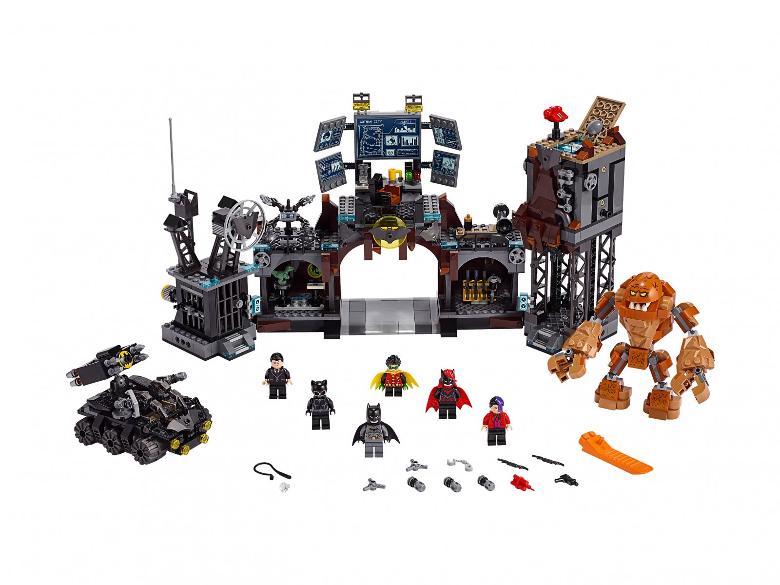 LEGO 76122 Atak Clayface’a na Jaskinię Batmana
