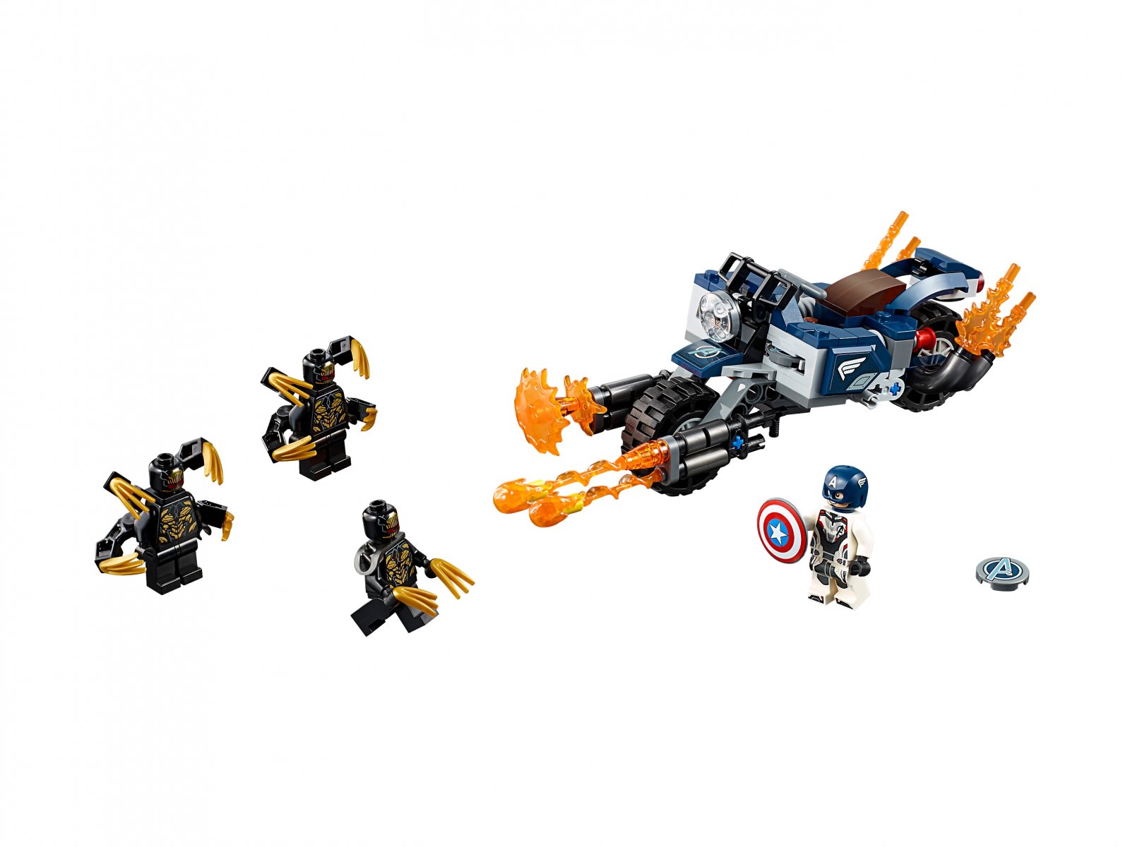 LEGO 76123 Kapitan Ameryka: Atak Outriderów