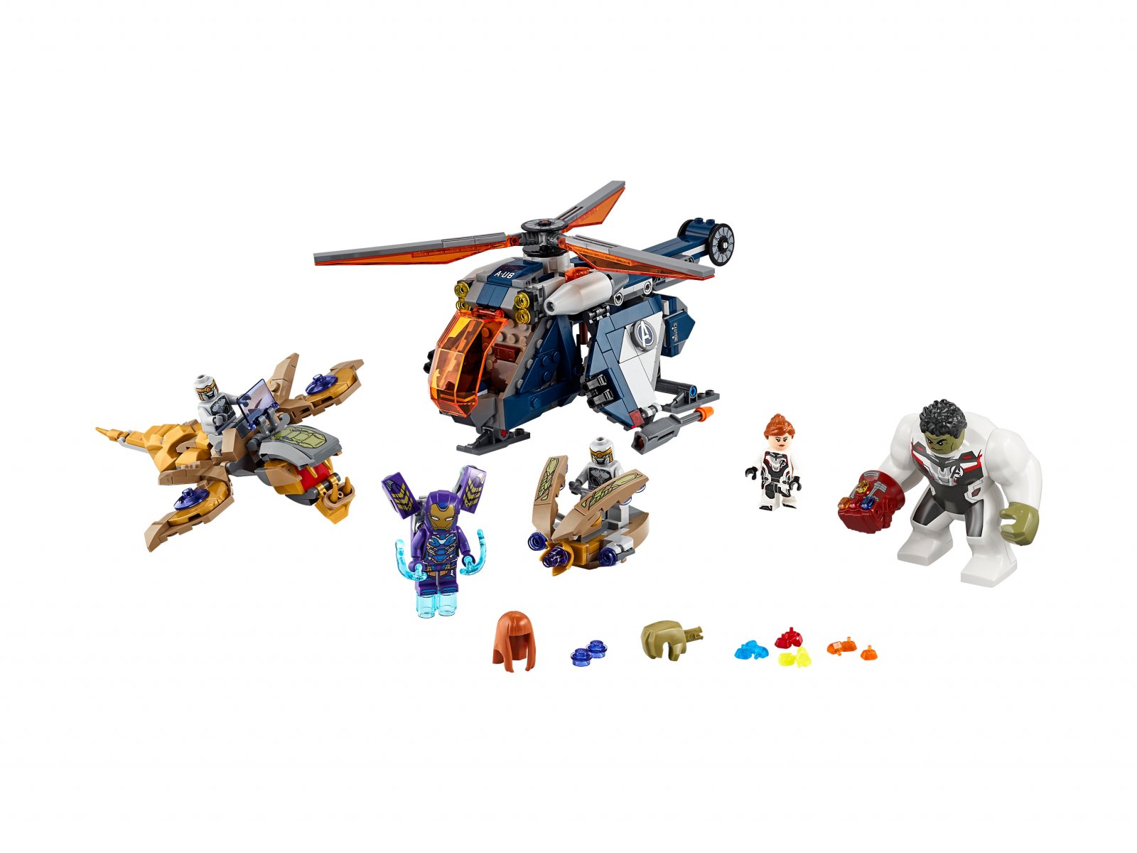 LEGO 76144 Upadek helikoptera Hulka