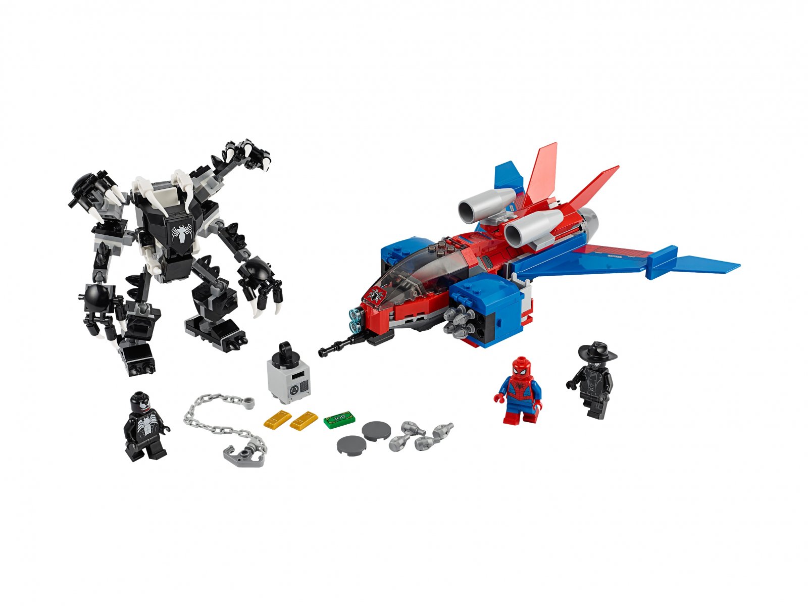 LEGO 76150 Pajęczy odrzutowiec kontra mech Venoma