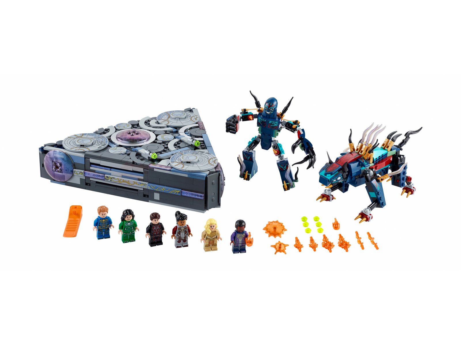 LEGO 76156 Domo powstaje