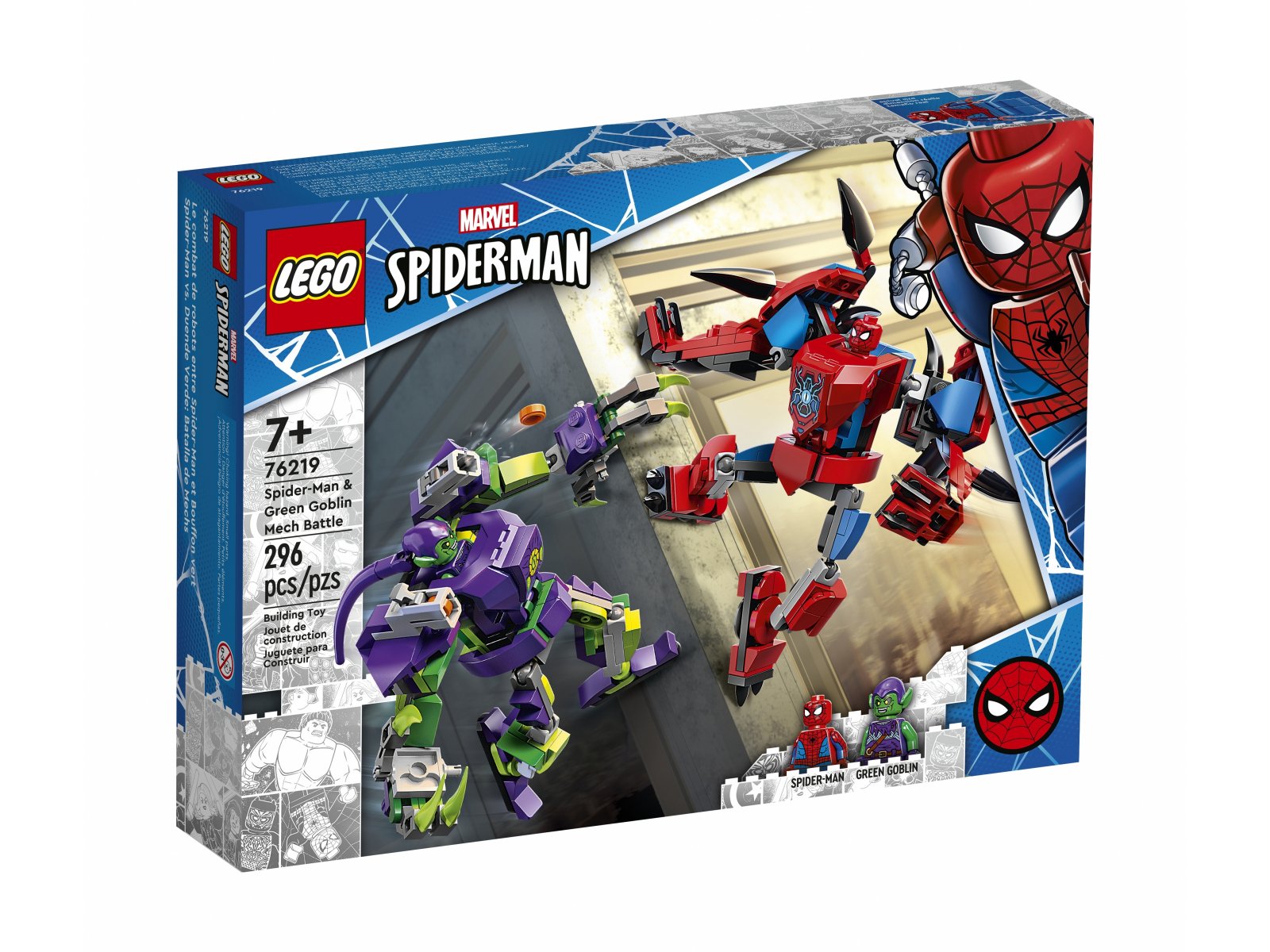 LEGO 76219 Bitwa mechów Spider-Mana i Zielonego Goblina