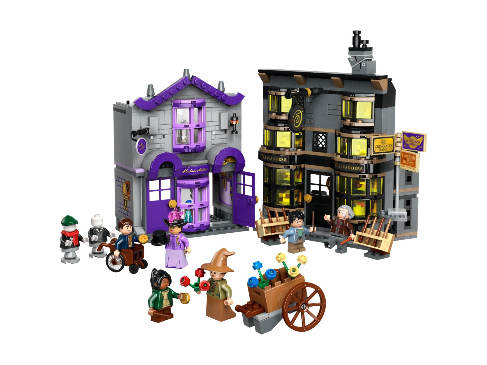 LEGO 76439 Harry Potter Sklepy Ollivandera™ i Madame Malkin