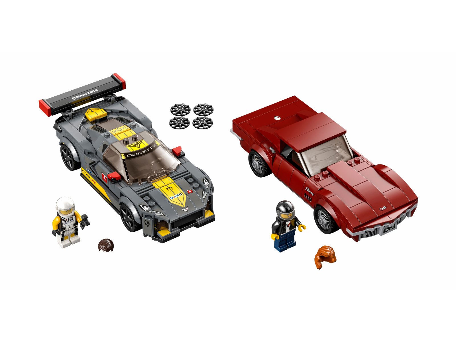 LEGO 76903 Samochód wyścigowy Chevrolet Corvette C8.R i 1968 Chevrolet Corvette