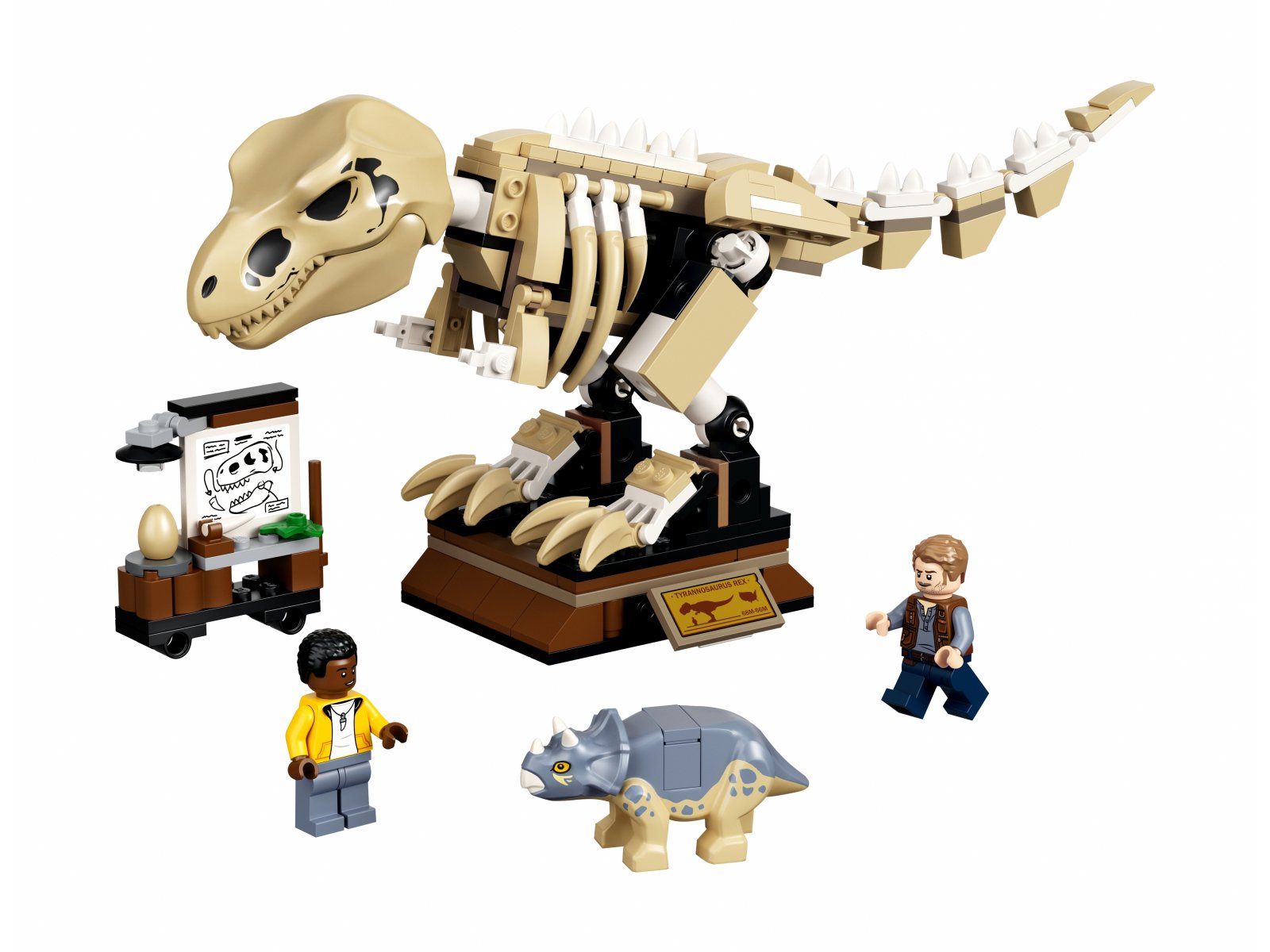 LEGO 76940 Wystawa skamieniałości tyranozaura