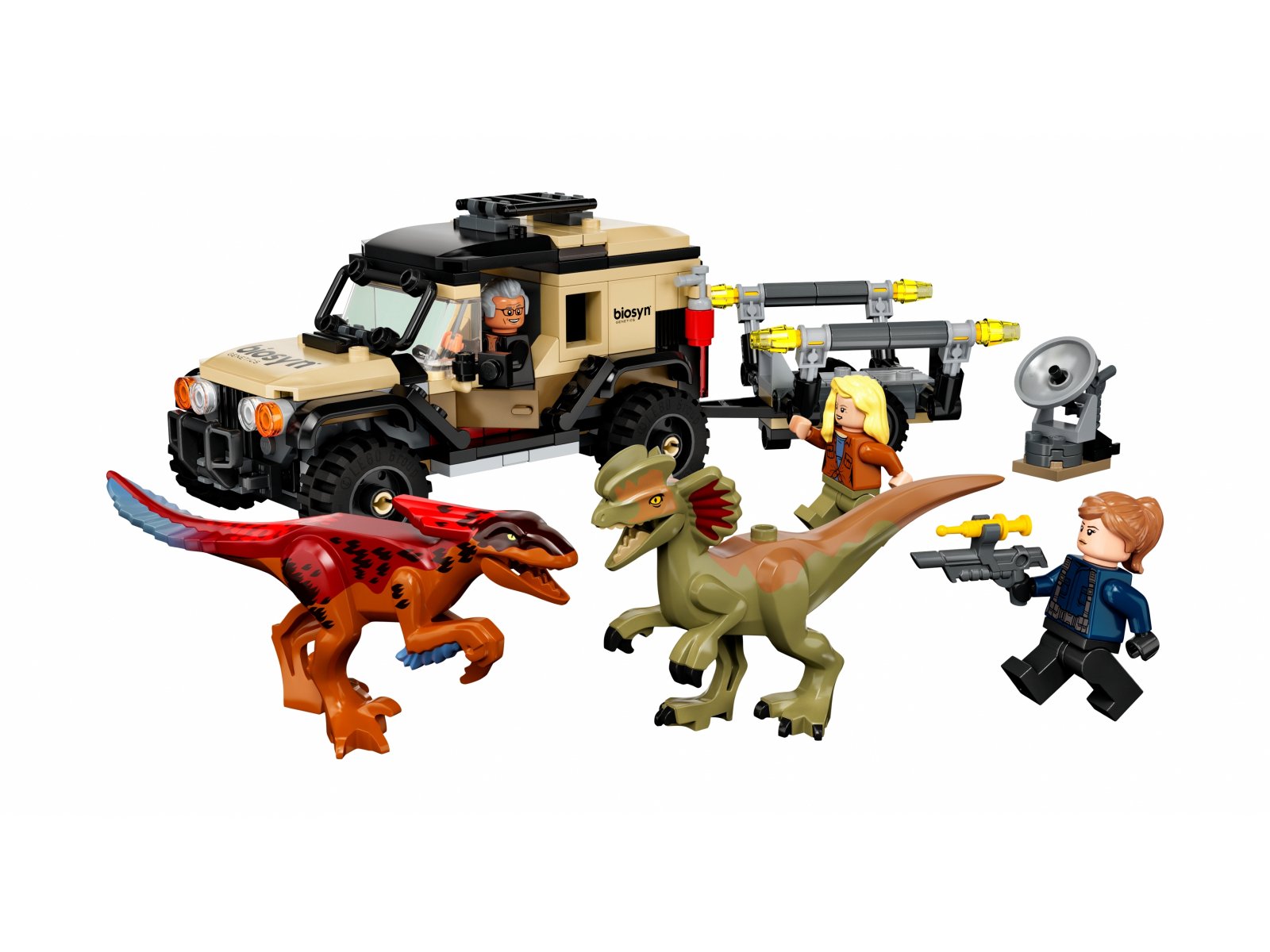 LEGO 76951 Transport pyroraptora i dilofozaura