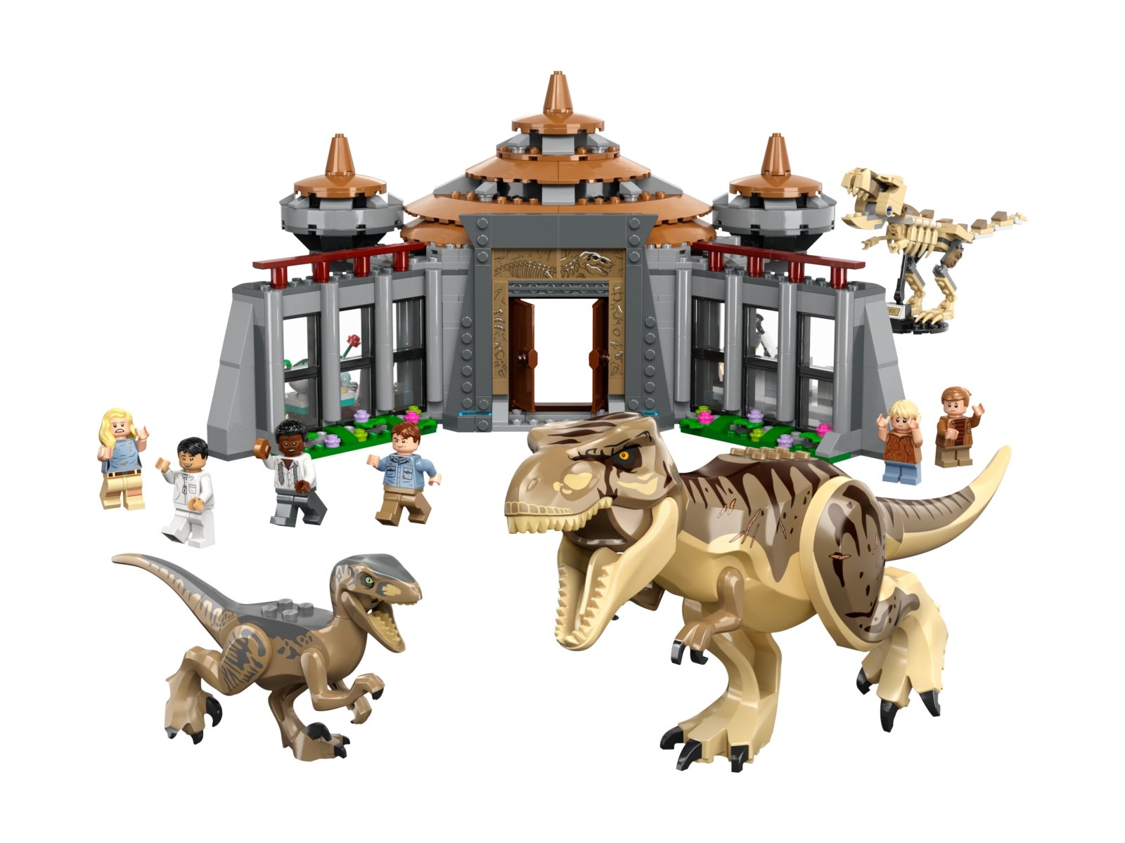 LEGO 76961 Centrum dla odwiedzających: atak tyranozaura i raptora