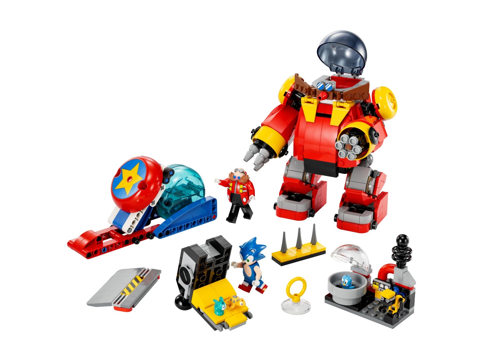 LEGO 76993 Sonic kontra dr. Eggman i robot Death Egg