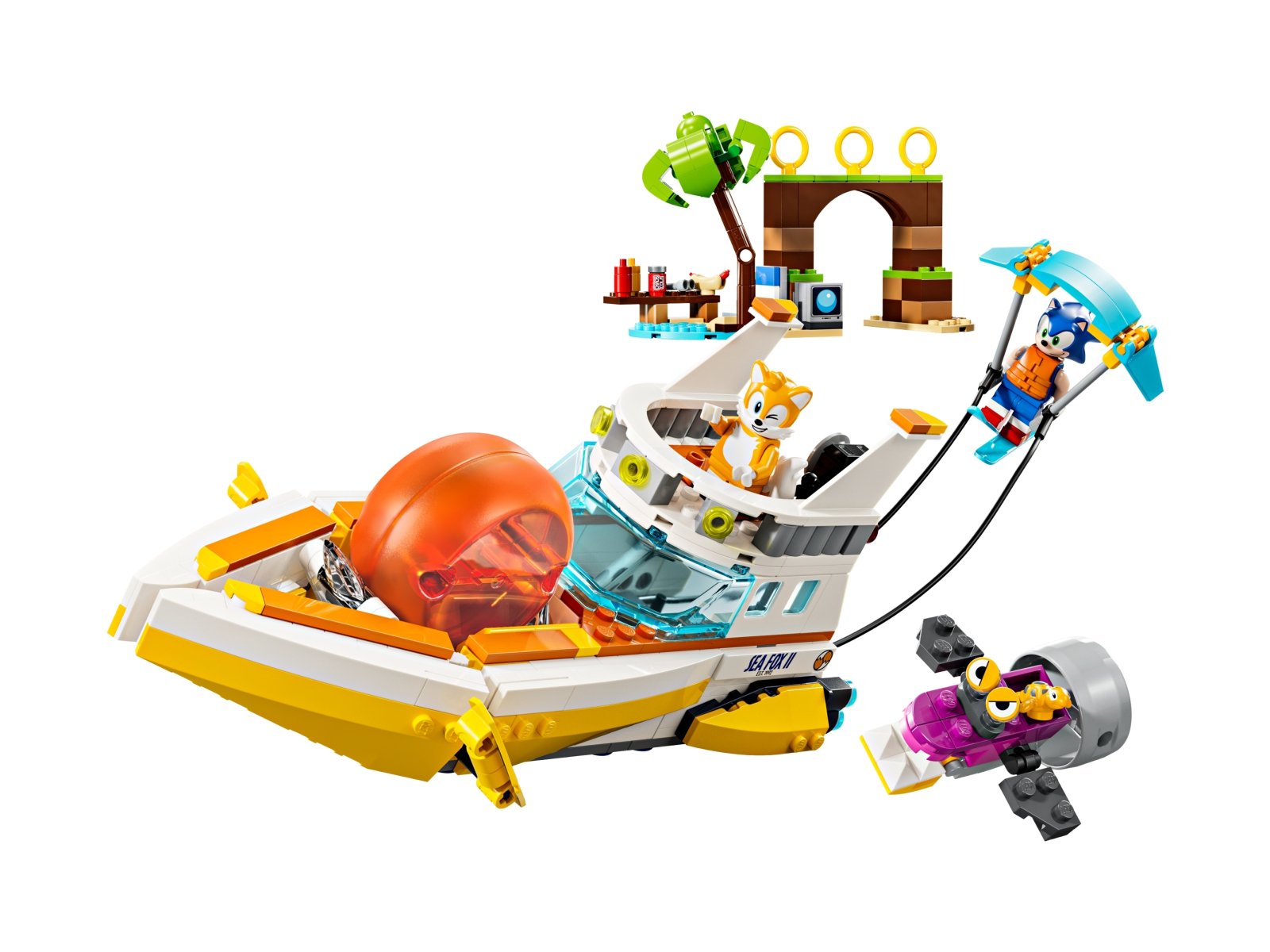 LEGO 76997 Sonic the Hedgehog Tails i przygoda na łodzi