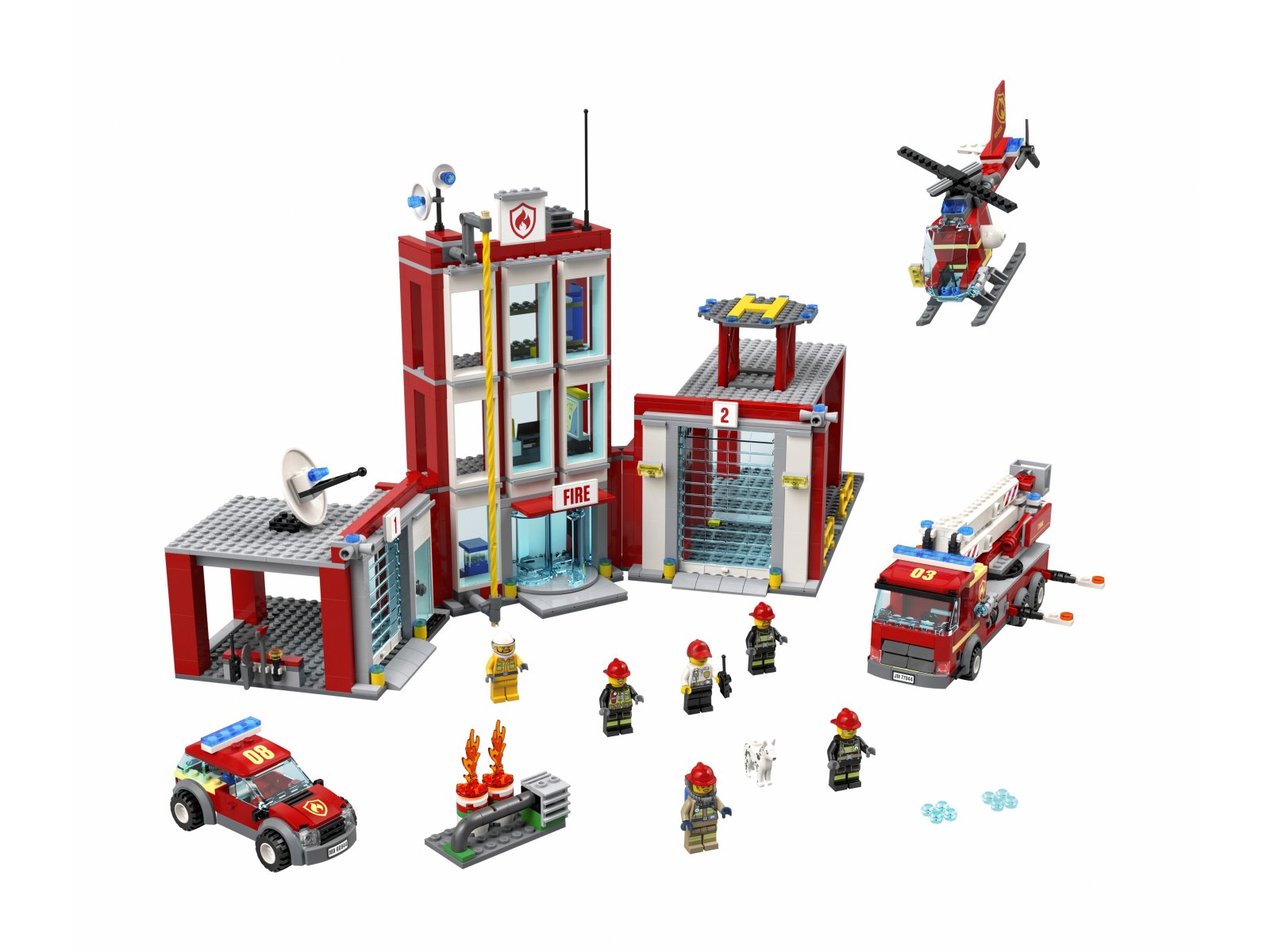 LEGO 77944 Remiza strażacka - kwatera główna