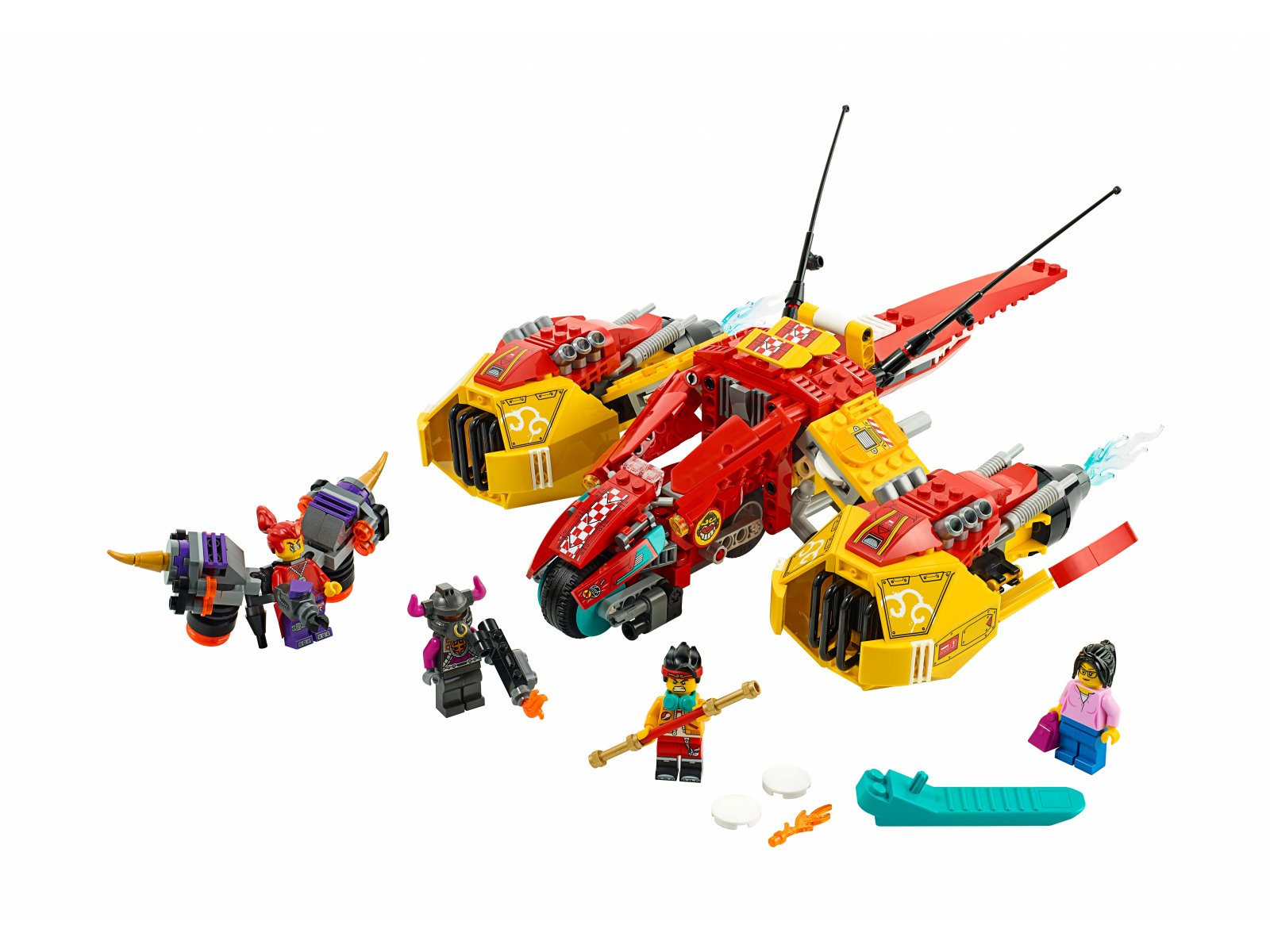LEGO 80008 Odrzutowiec Monkie Kida