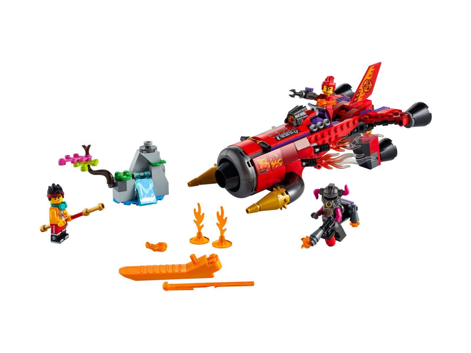 LEGO 80019 Piekielny odrzutowiec Red Sona