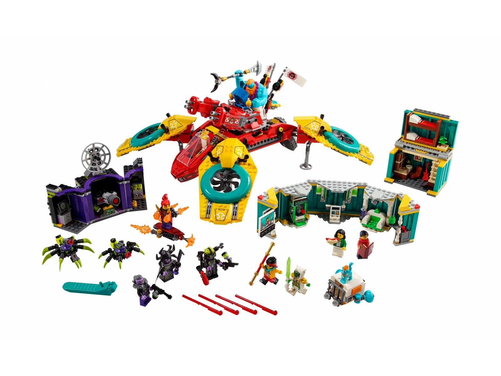 LEGO 80023 Dronkopter ekipy Monkie Kida