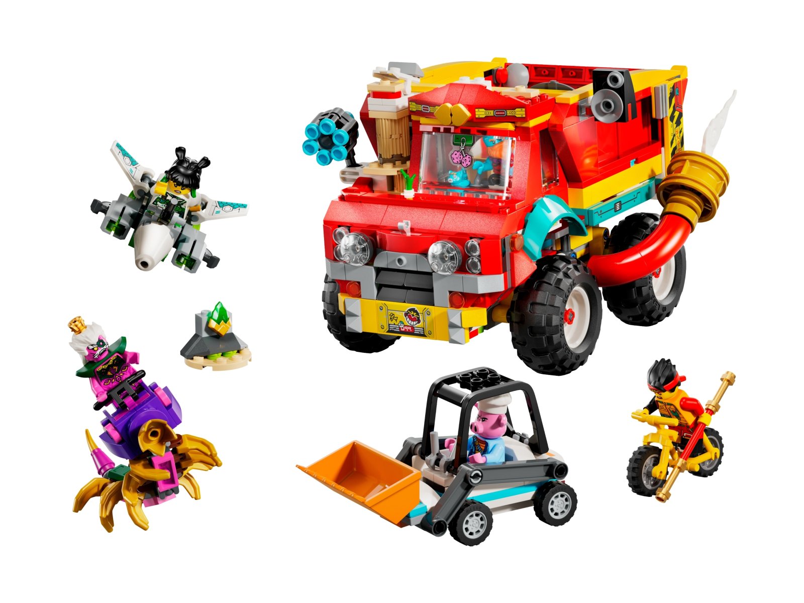 LEGO 80055 Monkie Kid Ciężarówka ekipy Monkie Kida