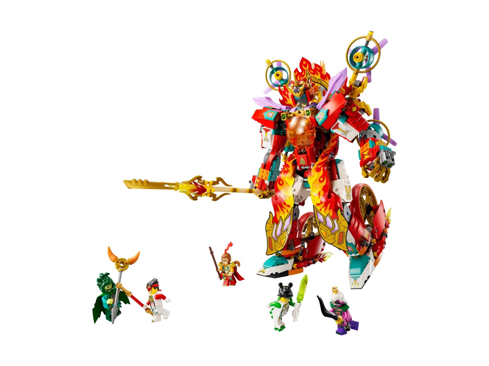 LEGO 80057 Monkie Kid Mech ognistego pierścienia Nezhy