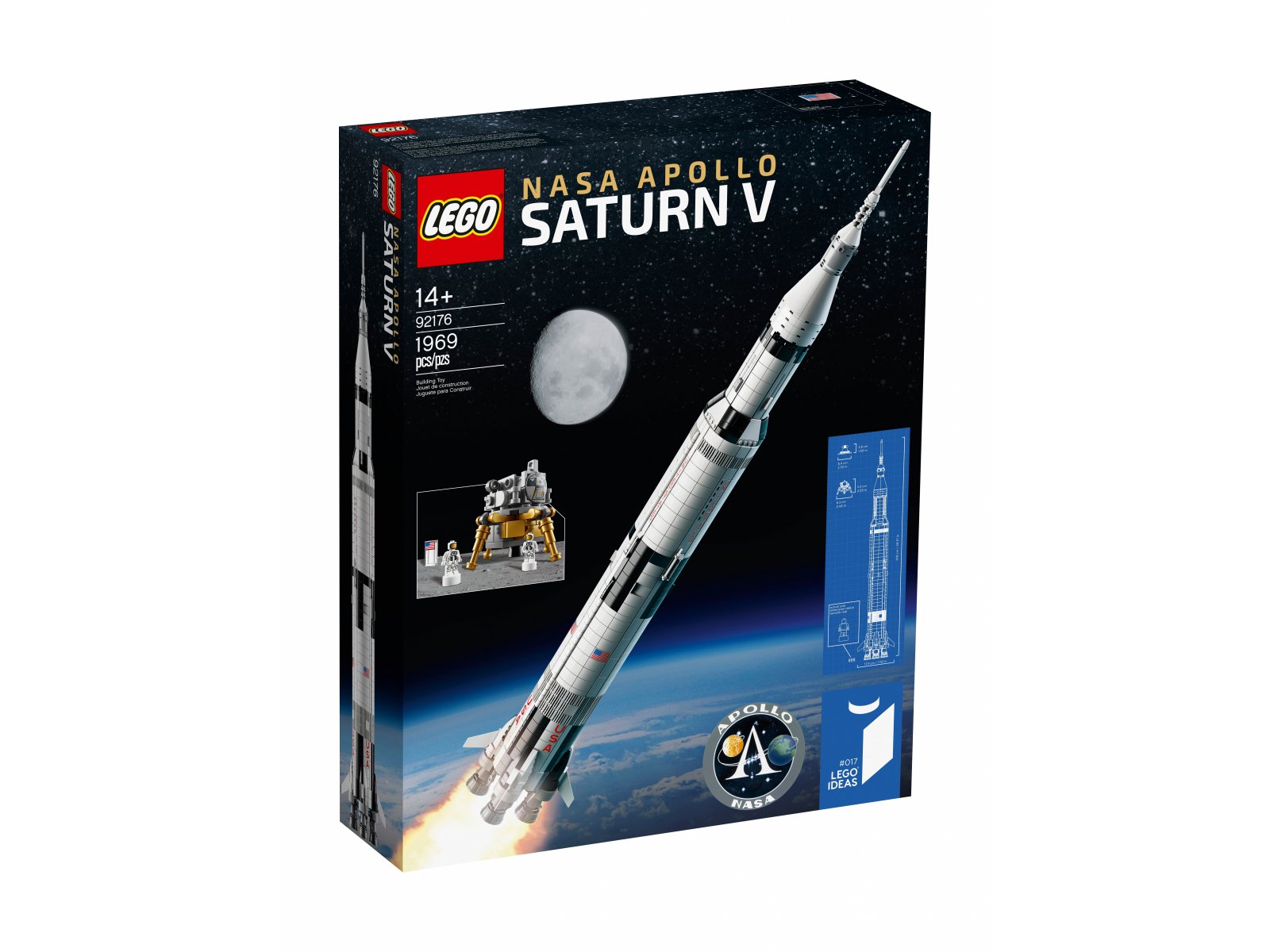 LEGO 92176 Rakieta NASA Apollo Saturn V